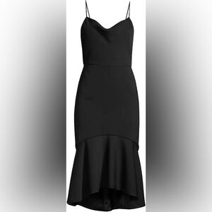 Alice + Olivia Elegant Black Midi Dress - NEVER WORN!